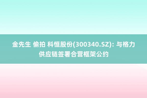 金先生 偷拍 科恒股份(300340.SZ): 与格力供应链签署合营框架公约