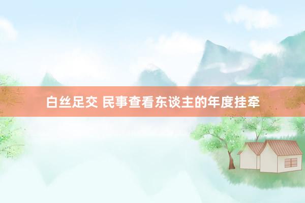 白丝足交 民事查看东谈主的年度挂牵